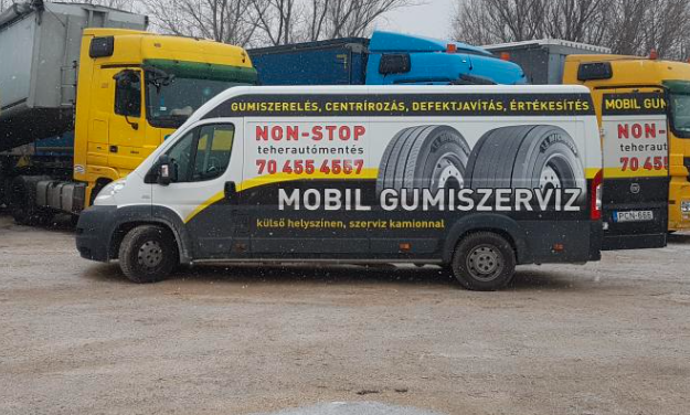 Alba NON-STOP Mobil tehergumi szerviz-Úrhida