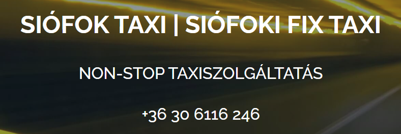 Fix Taxi-Siófok