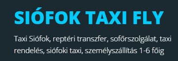 Siófok Taxi FLY-Siófok