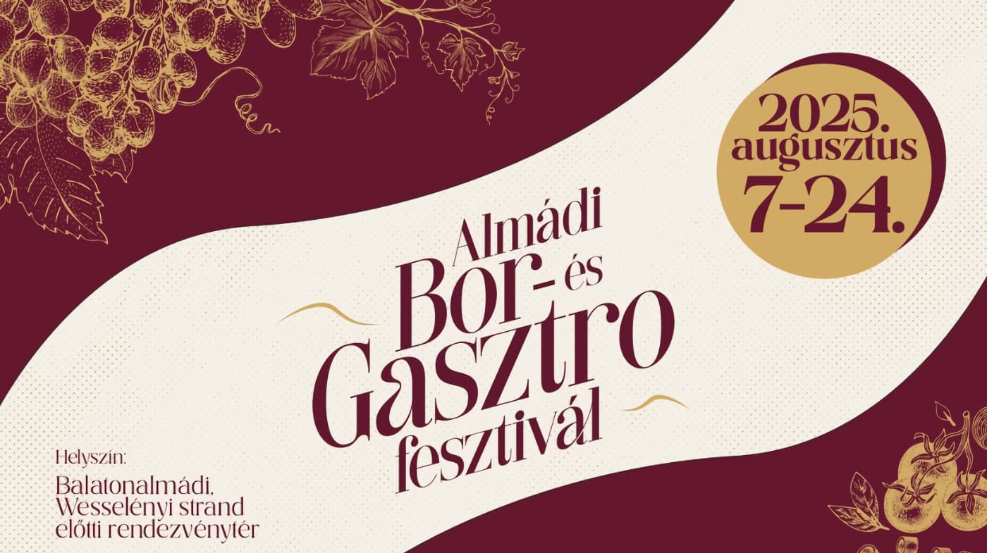 Balatonalmádi Bor- és Gasztrofesztivál 2025