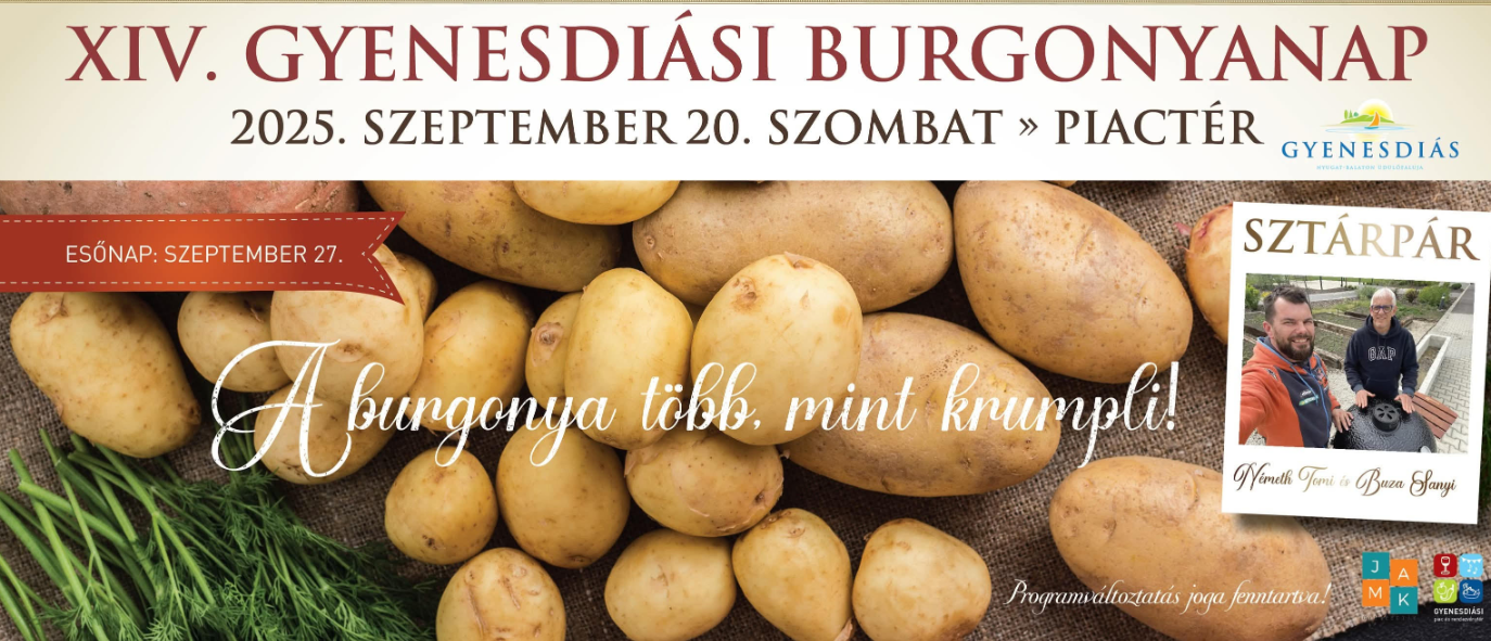 Burgonyanap 2025 – Gyenesdiás