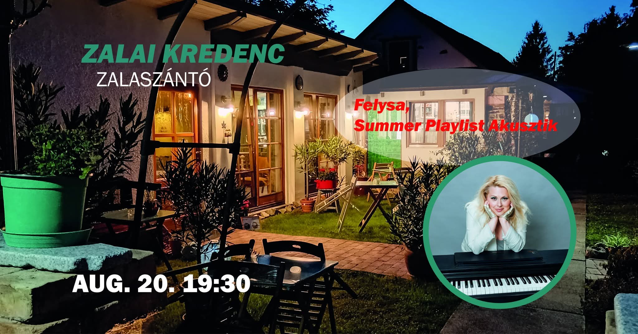 Felysa // Summer Playlist Akusztik – Nyárbúcsúztató koncert a csillagok alatt
