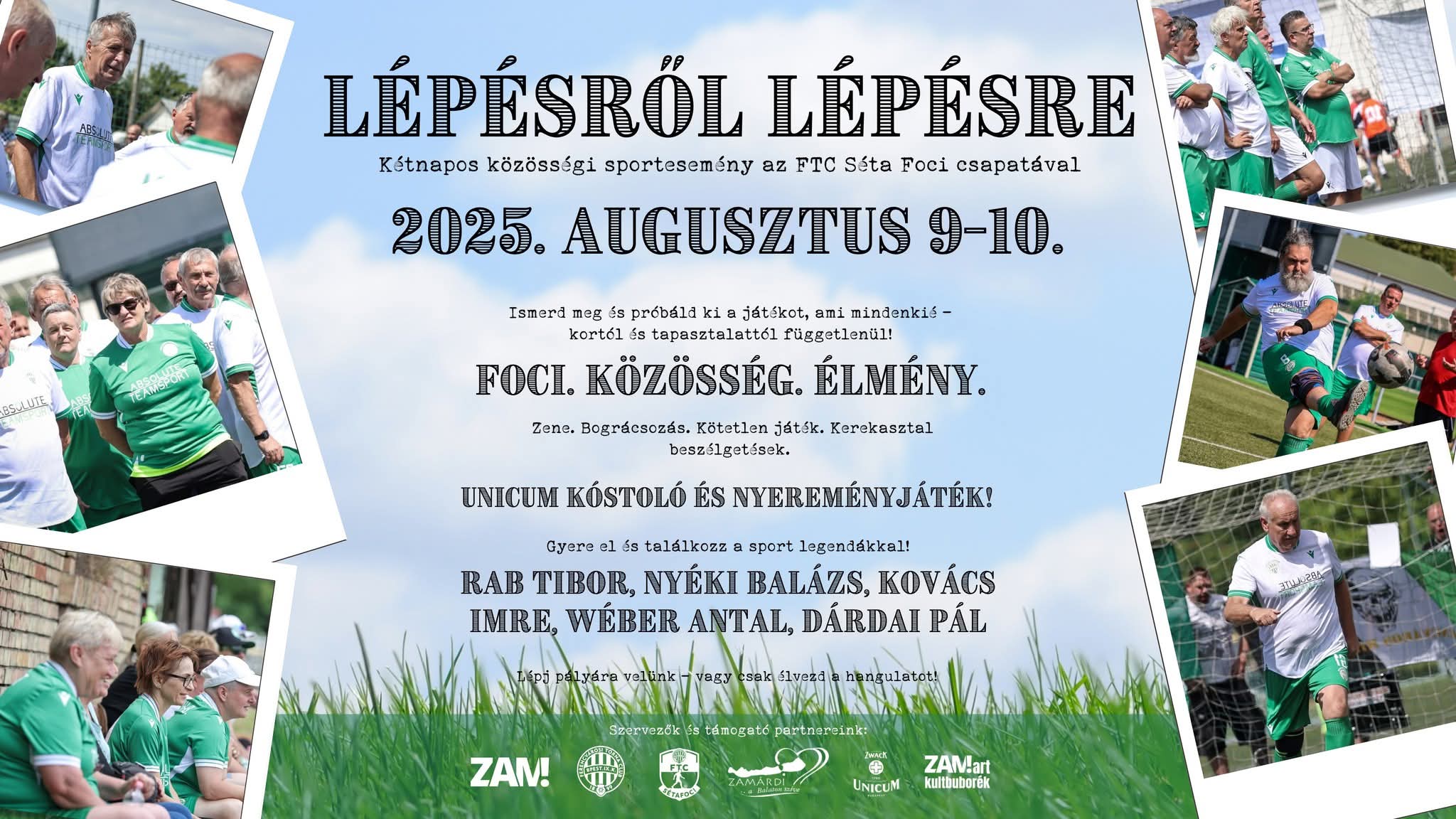 LÉPÉSRŐL LÉPÉSRE – Közösségi sportesemény az FTC Sétafoci csapatával