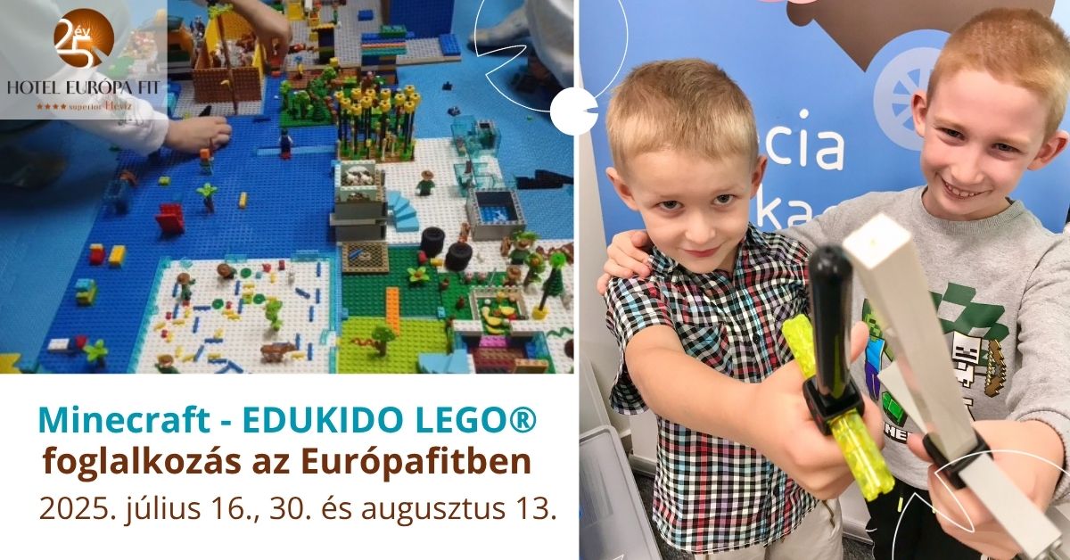 LEGO® Minecraft élményprogram Hévízen gyerekeknek – három nyári időpontban!