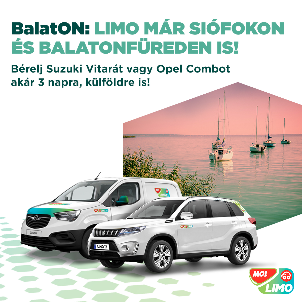 Újdonság: MOL Limo már elérhető Balatonfüreden és Siófokon!