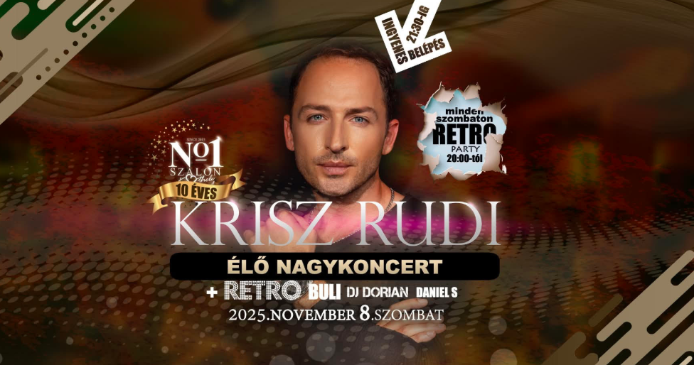 Krisz Rudi élő nagykoncert