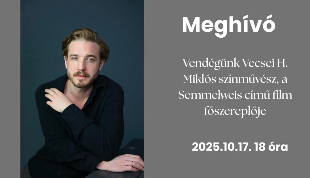 Meghívó különleges beszélgetésre Vecsei H. Miklóssal Balatongyörökön