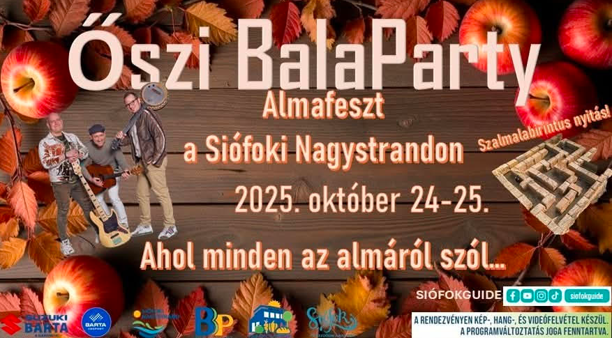 Őszi BalaParty – Siófok, Nagystrand-2025