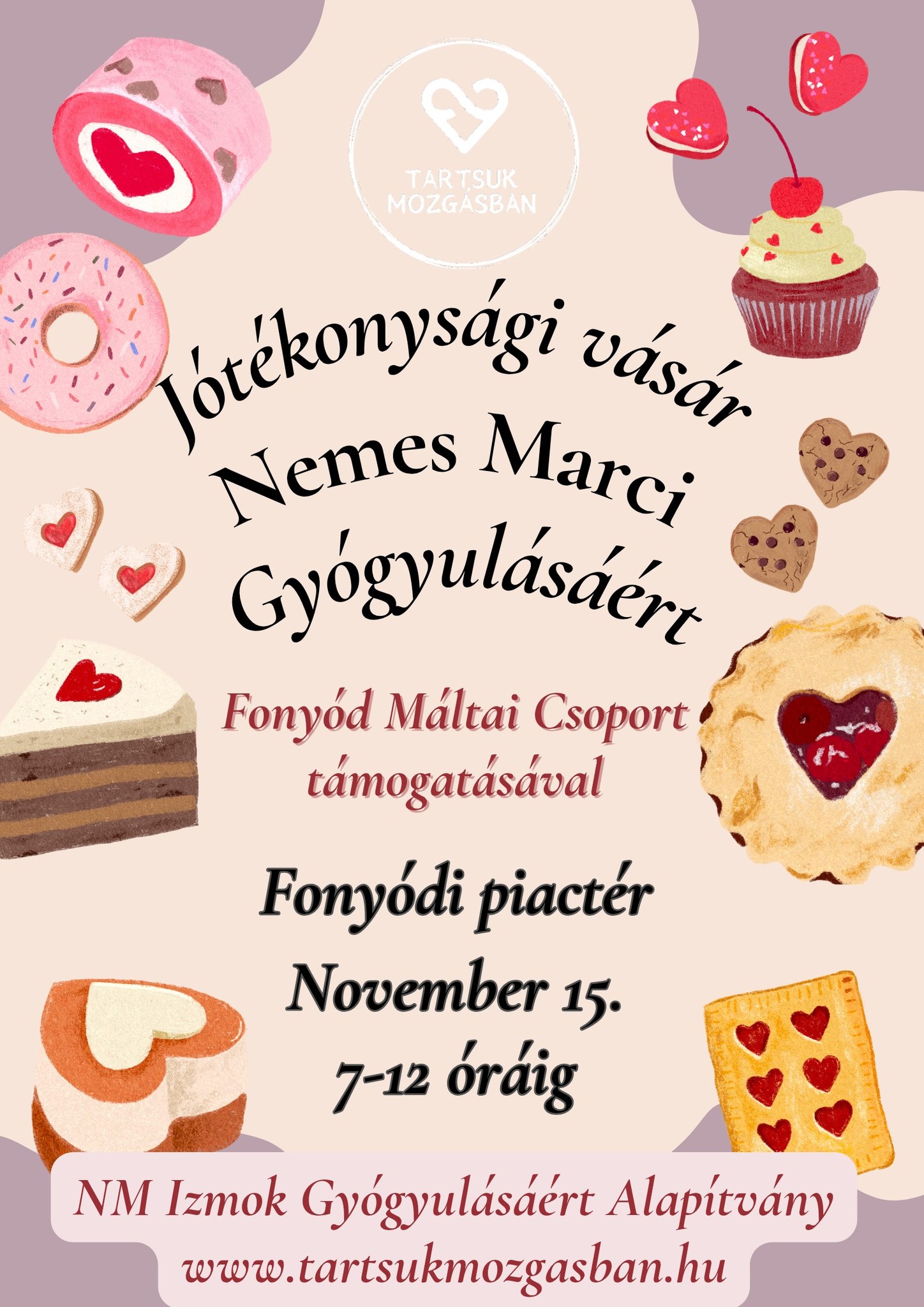 Fonyódi jótékonysági vásár Marciért