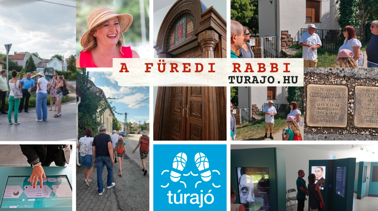Balatonfüred másképp: városi séta a Füredi rabbival és a Zsidó Kiválóságok Házában