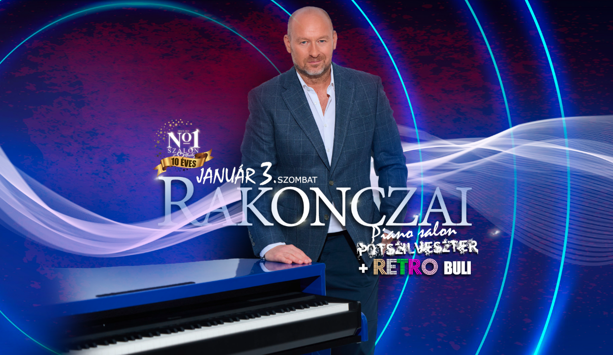 Pótszilveszter Keszthelyen: Rakonczi Piano Salon