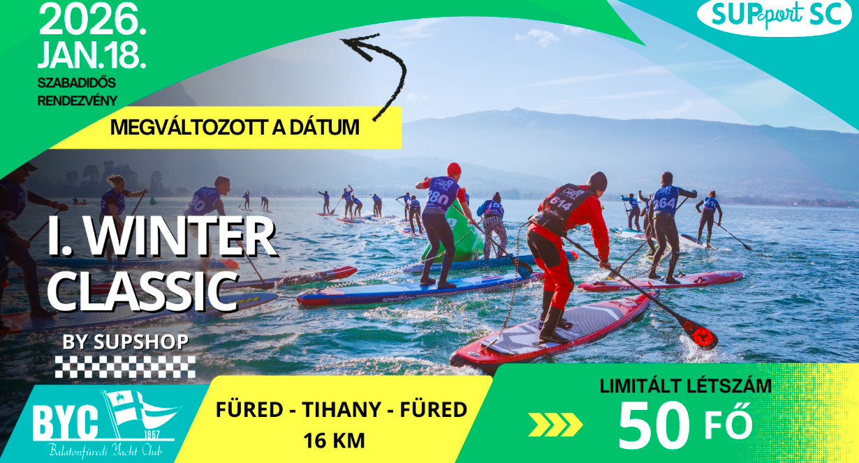 I. WINTER CLASSIC – Téli SUP Hosszútáv a Balatonon