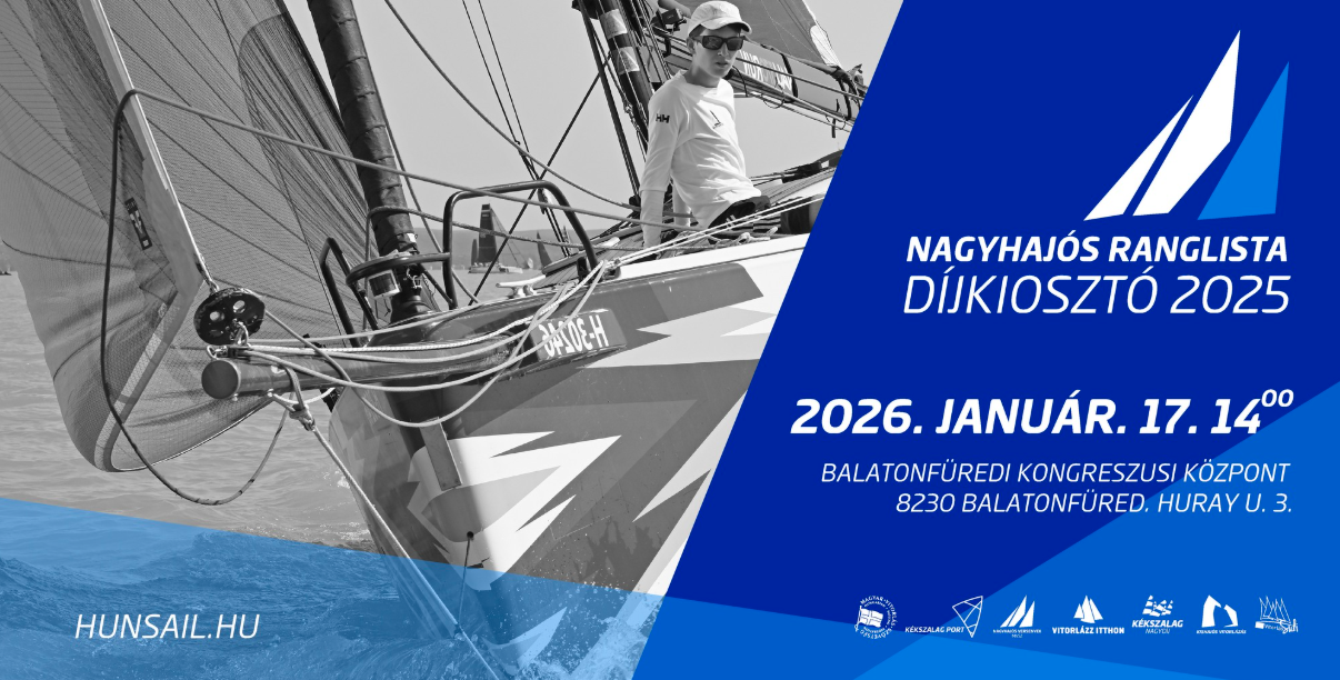 Nagyhajós Ranglista Díjkiosztó 2025 – ünnepélyes díjátadó Balatonfüreden