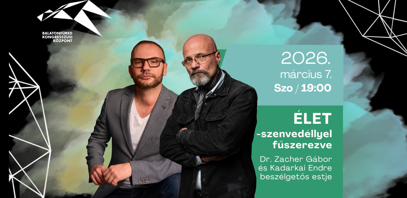ÉLET – Szenvedéllyel fűszerezve: különleges beszélgetőest Balatonfüreden Dr. Zacher Gáborral