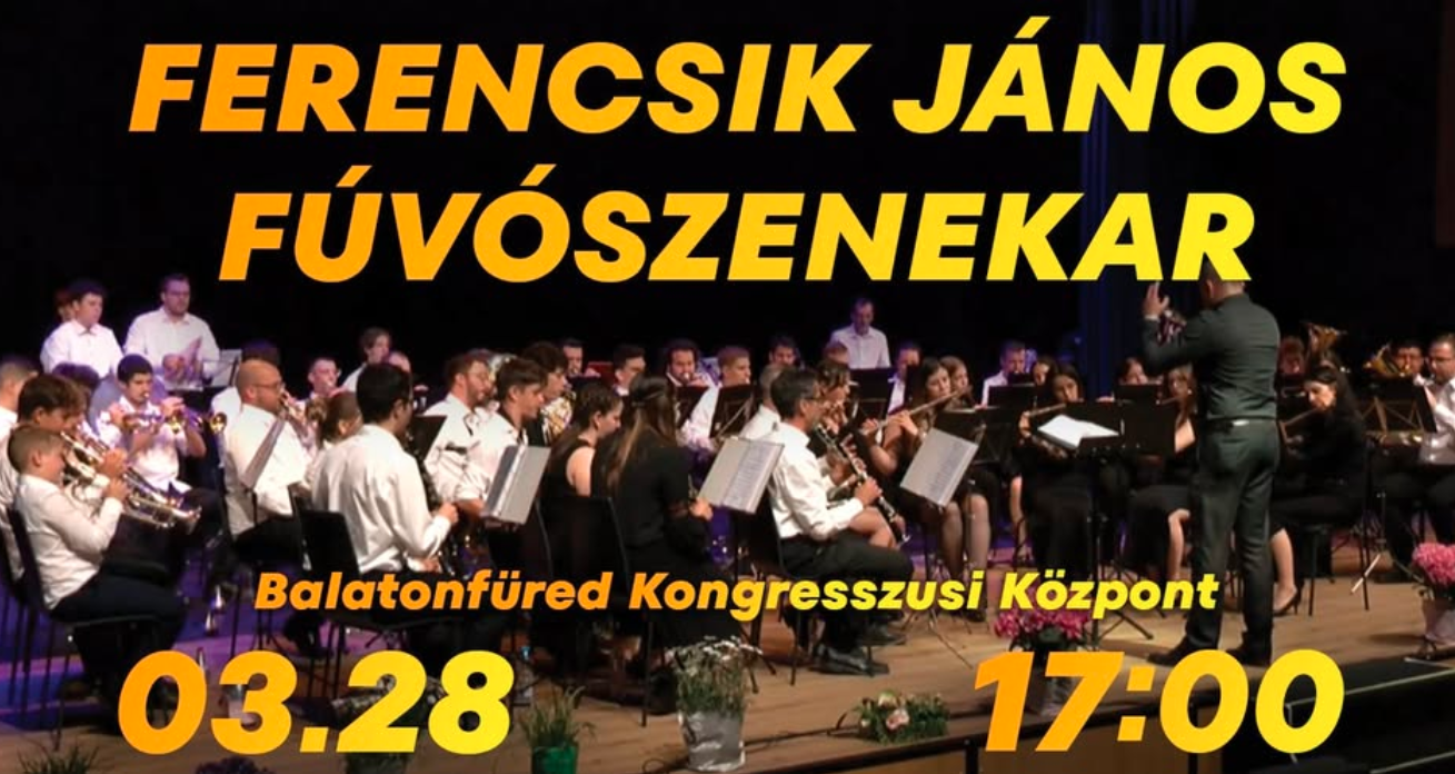 Ferencsik János Fúvószenekar koncertje Balatonfüreden