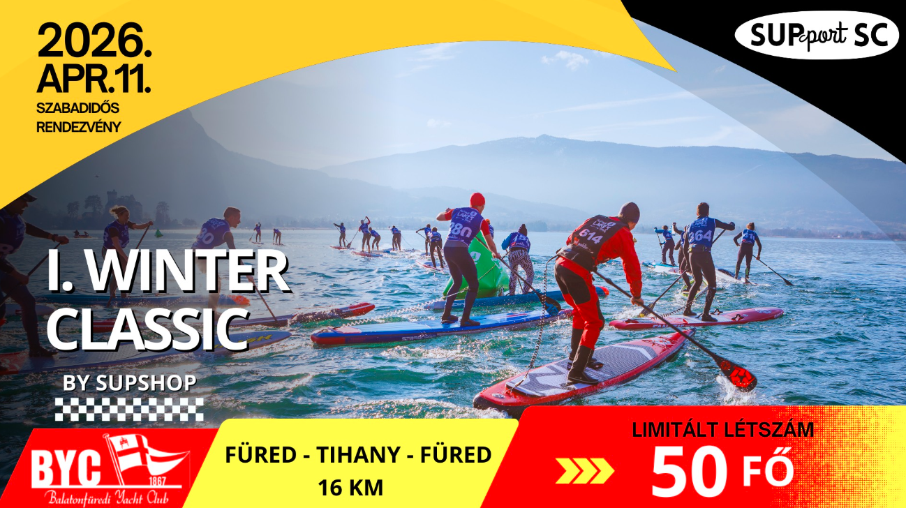 I. Winter Classic – SUP hosszútáv a Balatonon: különleges szezonnyitó kihívás
