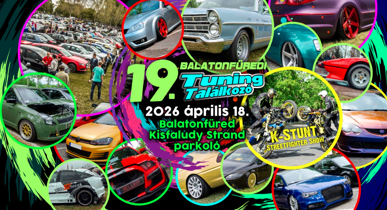 Balatonfüredi Tuning Találkozó – Felbőgnek a motorok a Balaton partján!