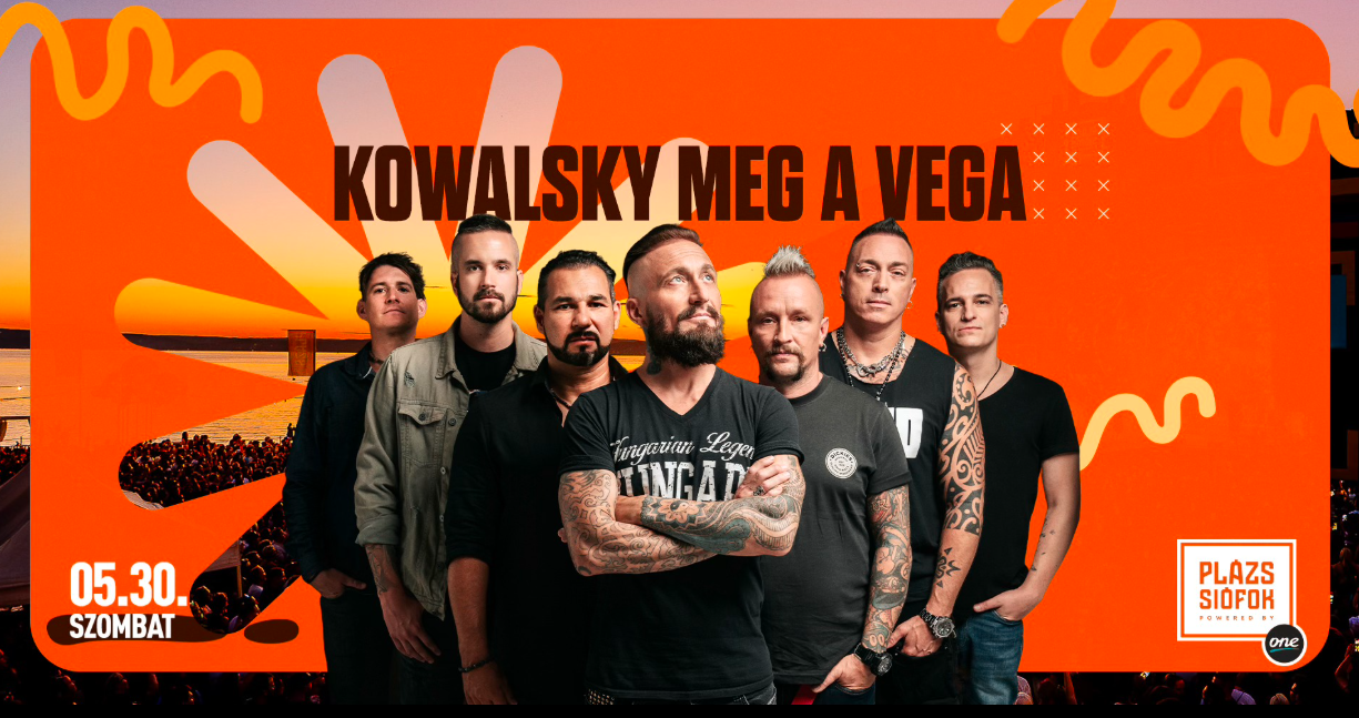 Kowalsky meg a Vega koncerttel robbantja be a nyarat a Plázs Siófokon