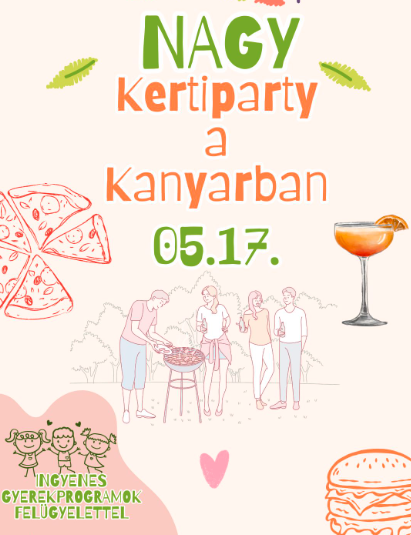 Nagy kerti parti Keszthelyen – családi gasztroélményekkel vár a Kanyar Bárkonyha