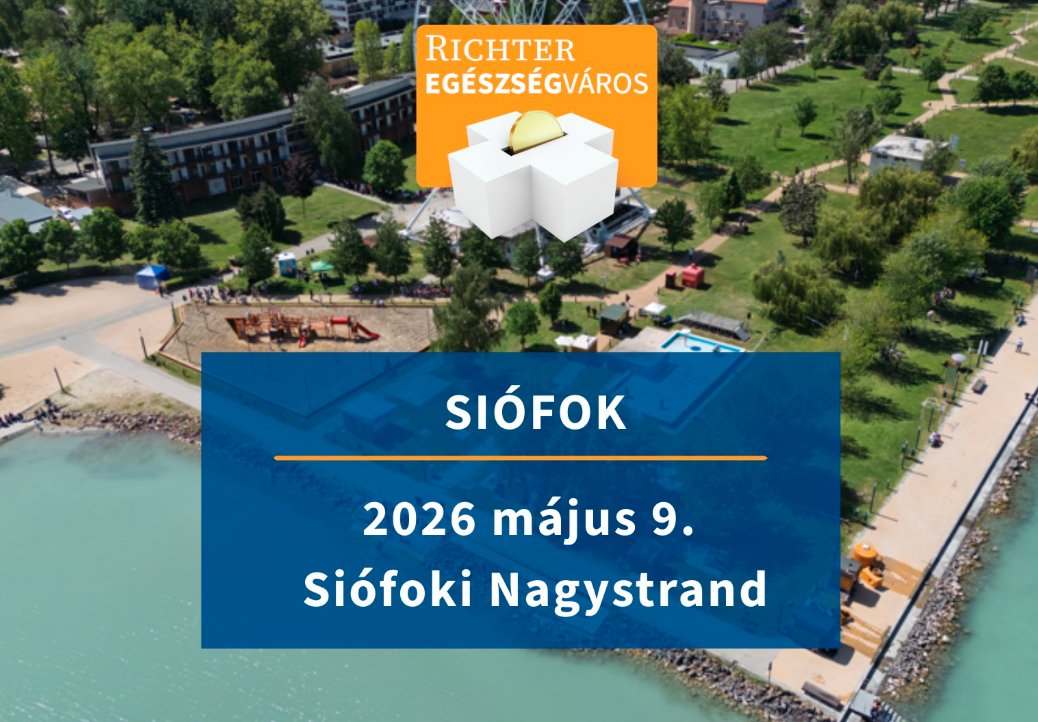 Richter Egészségváros érkezik Siófokra