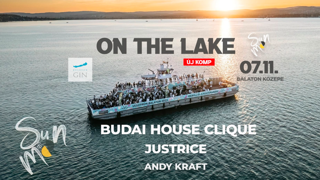Sun & Moon – On the Lake: Különleges naplementés hajóparty érkezik Balatonfüredre