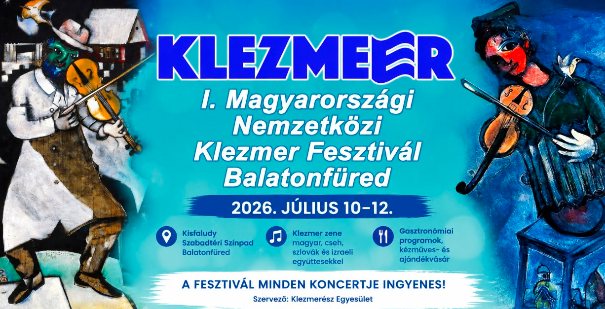 I. Nemzetközi Klezmer Fesztivál Balatonfüreden: Három nap zene, gasztronómia és kulturális élmények a Balaton partján