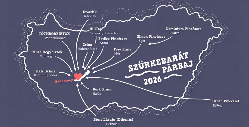 II. Szürkebarát Párbaj Badacsonytördemicen – A Kárpát-medence Szürkebarátjai találkoznak a Balatonnál