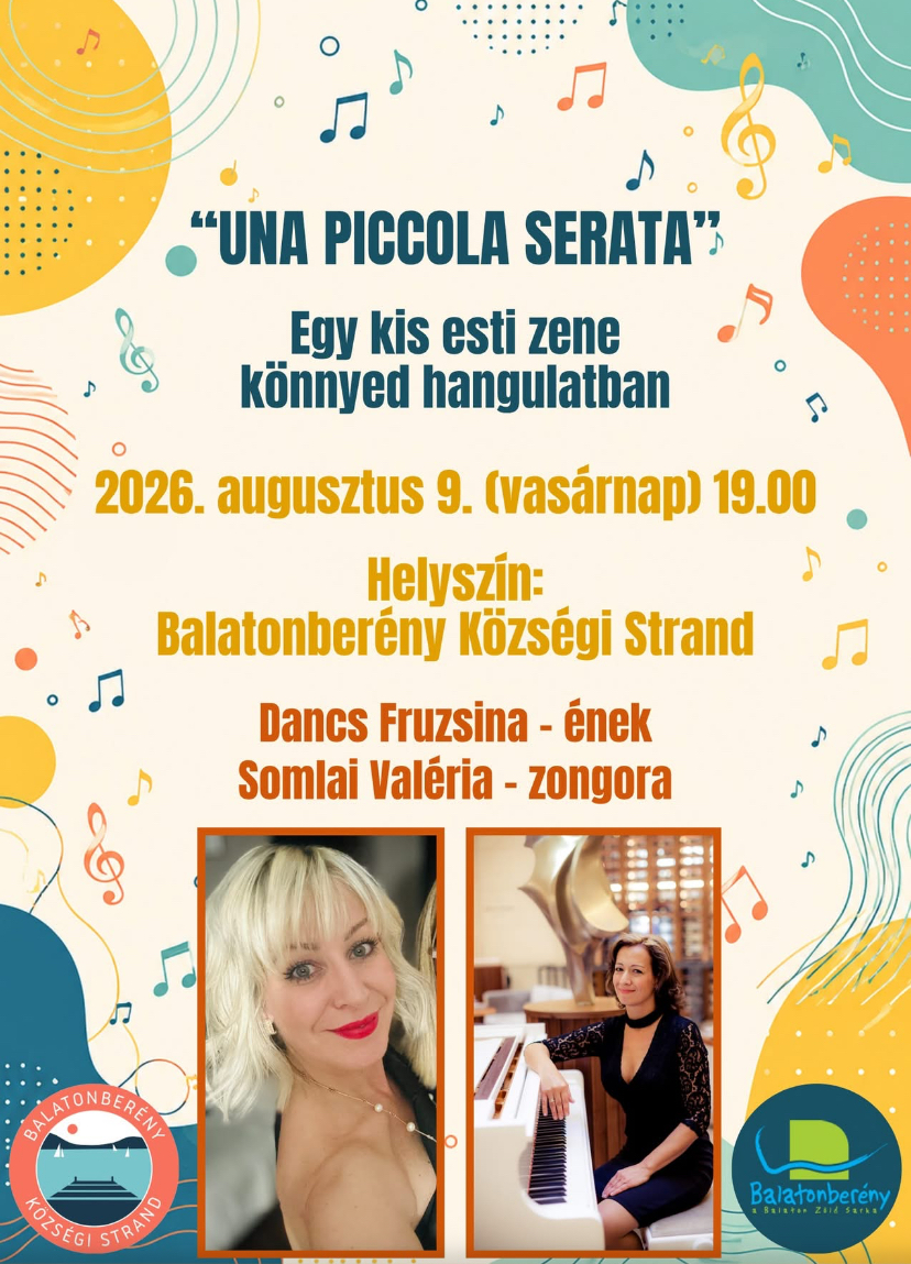 Varázslatos nyárest a Balaton partján – „Una Piccola Serata” Balatonberényben