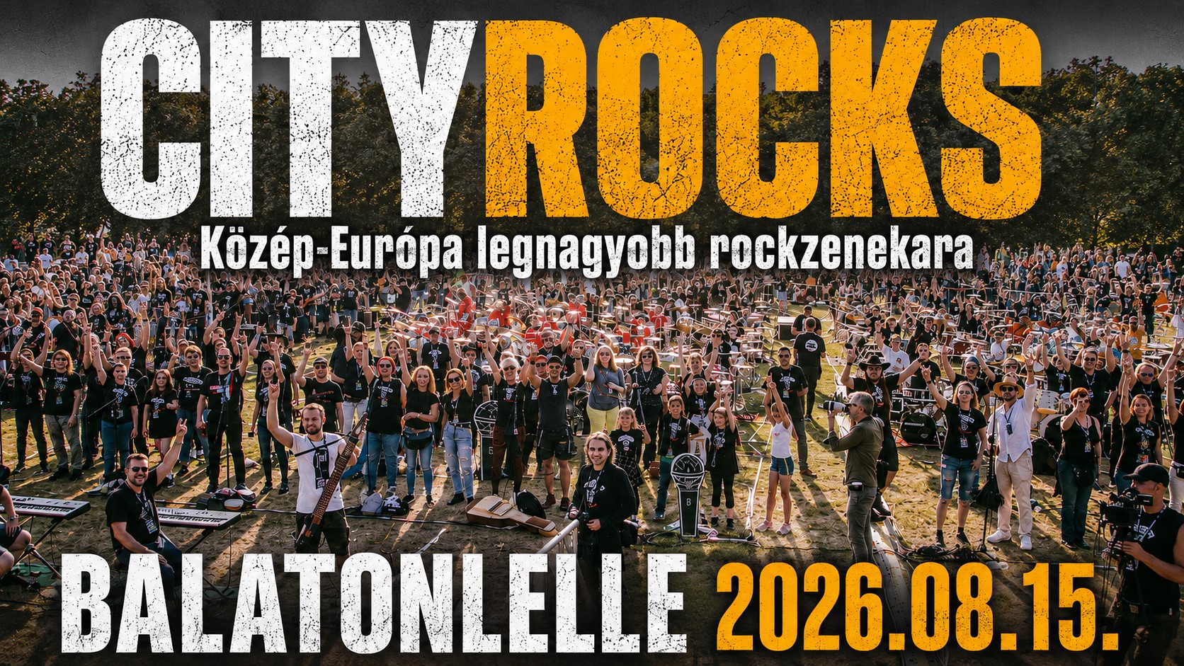 Több száz zenész játszik egyszerre Balatonlellén – érkezik a CITYROCKS