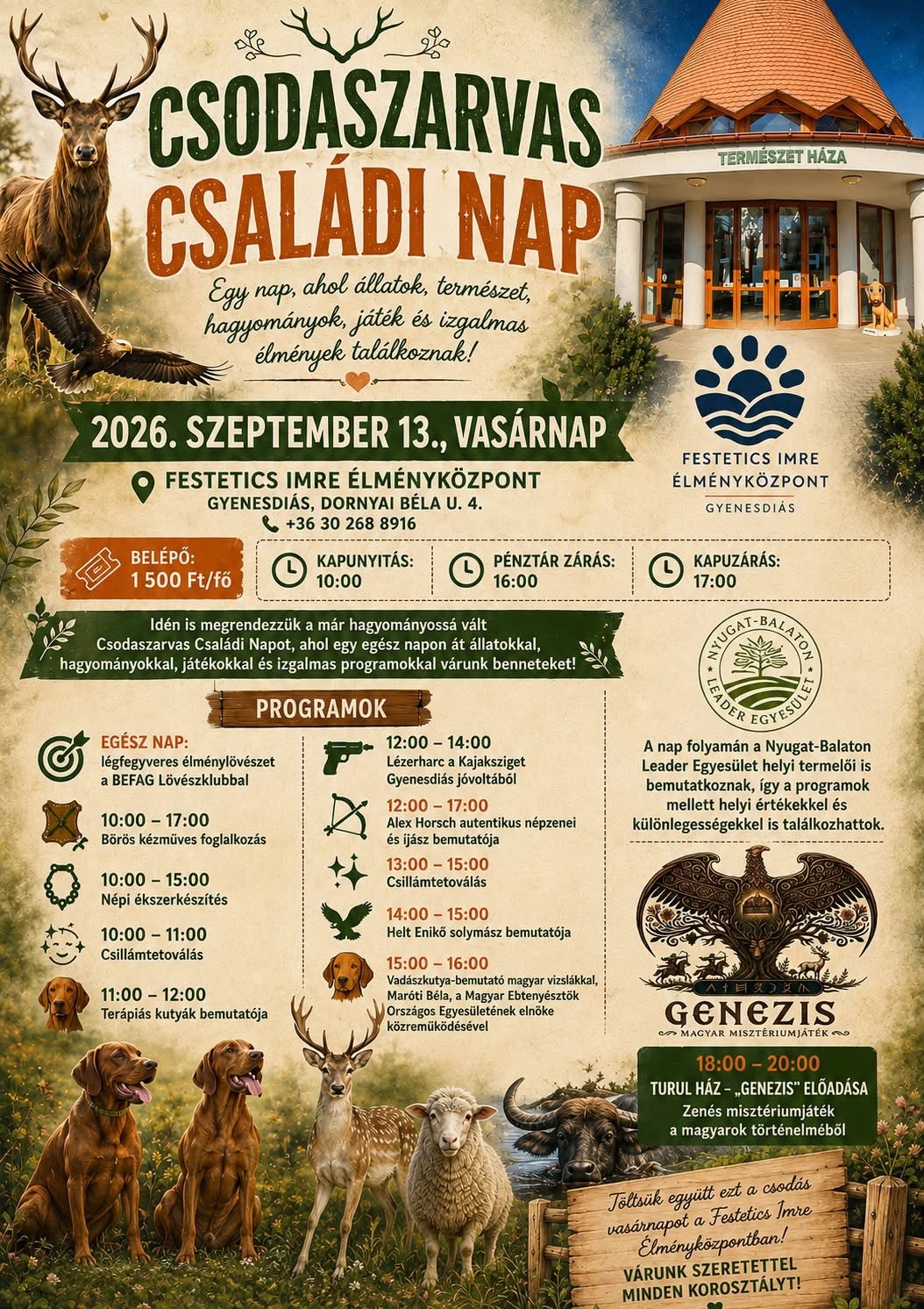 Csodaszarvas Családi Nap Gyenesdiáson
