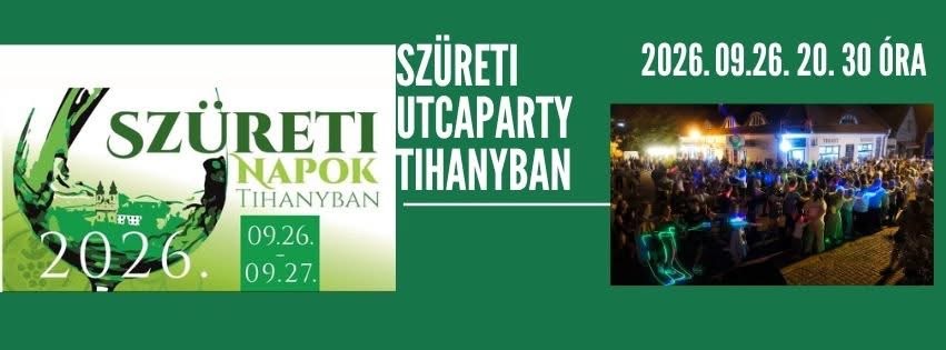 Szüreti hétvége érkezik Tihanyba! 2026