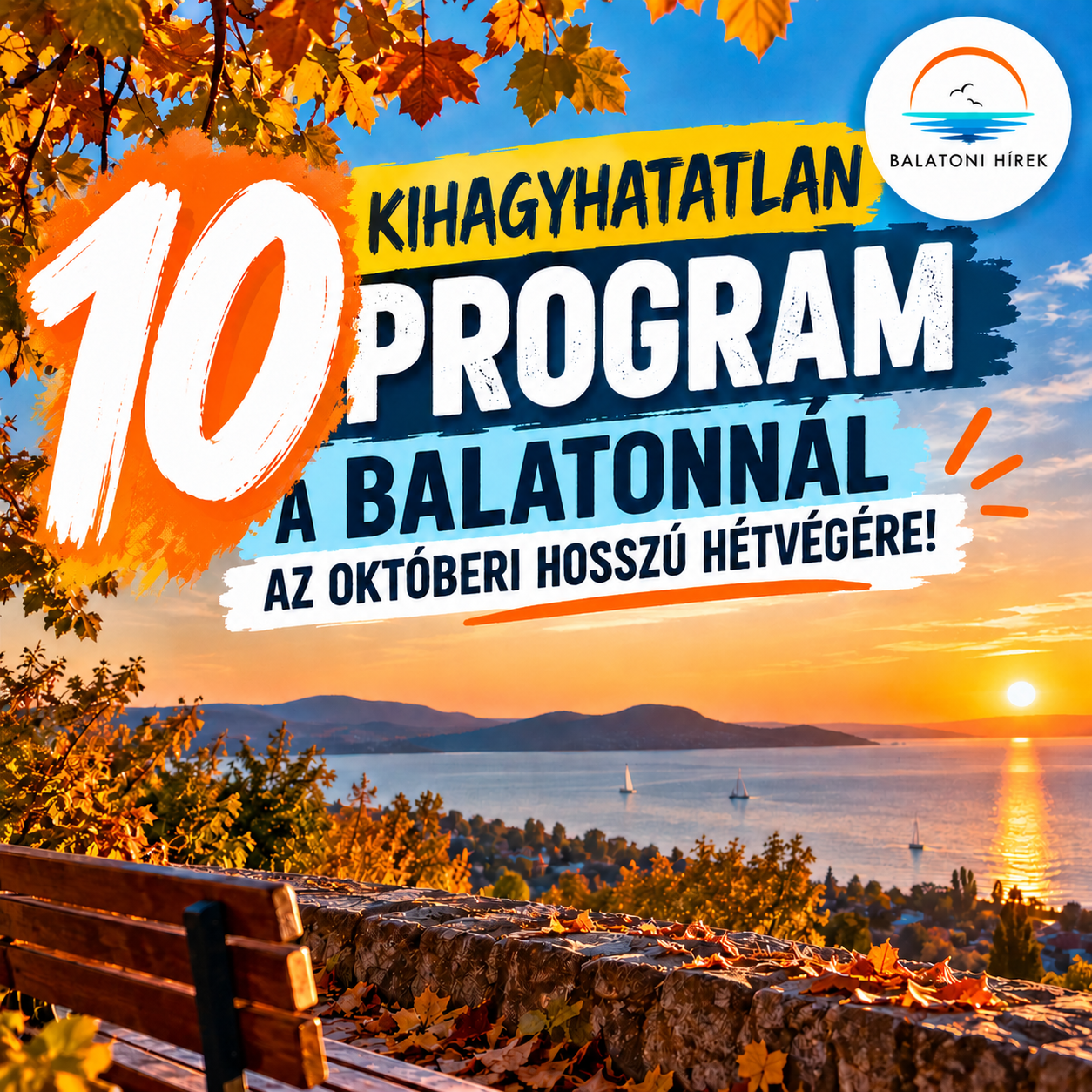 10 kihagyhatatlan balatoni program a 2026-os októberi hosszú hétvégére – őszi balatoni panoráma