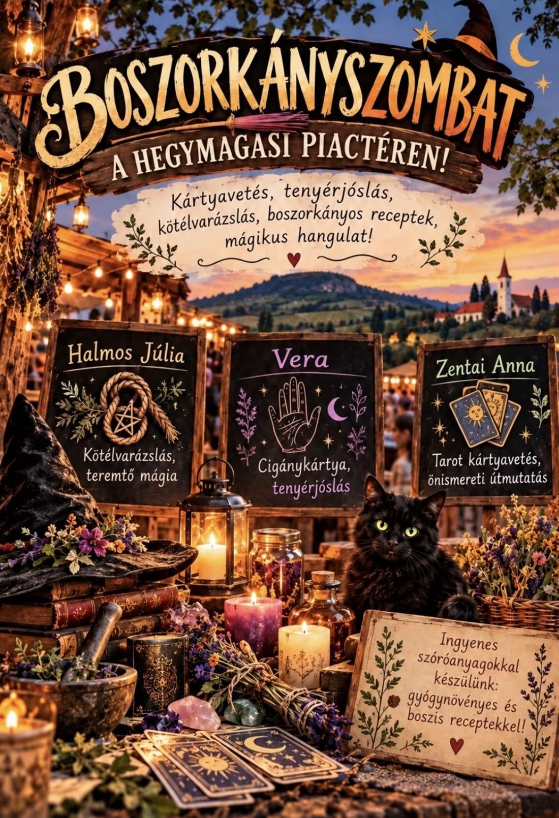 Boszorkányszombat a Hegymagasi Piactéren – 2026. október 31.
